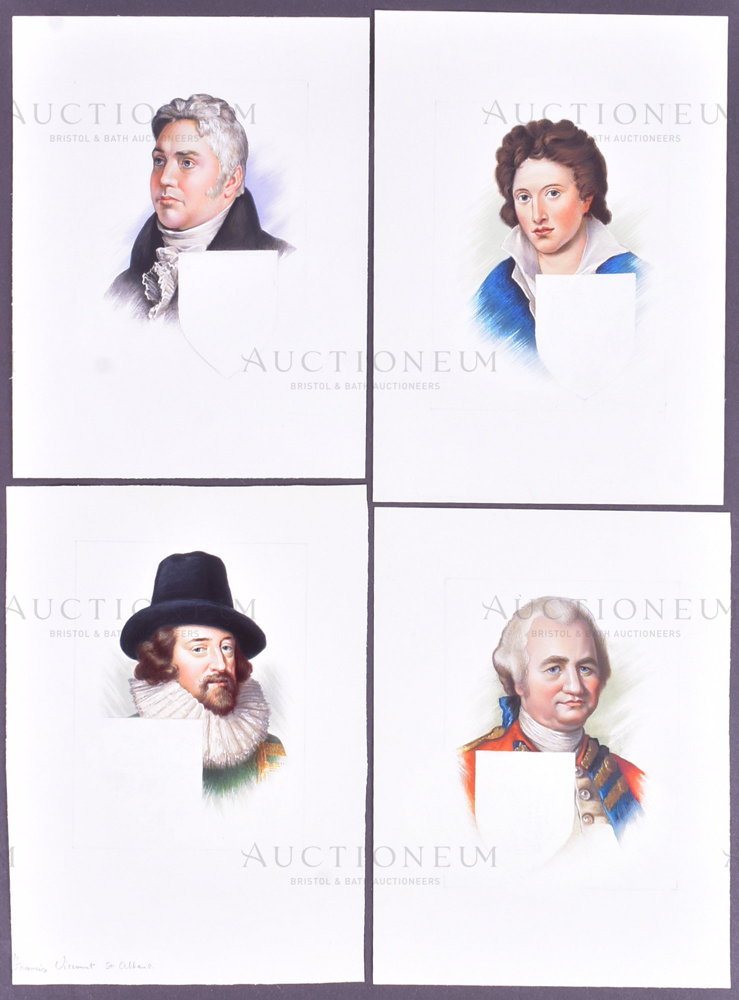 HISTORICAL PORTRAITS - ORIGINAL ARTWORKS - Image 4 of 6