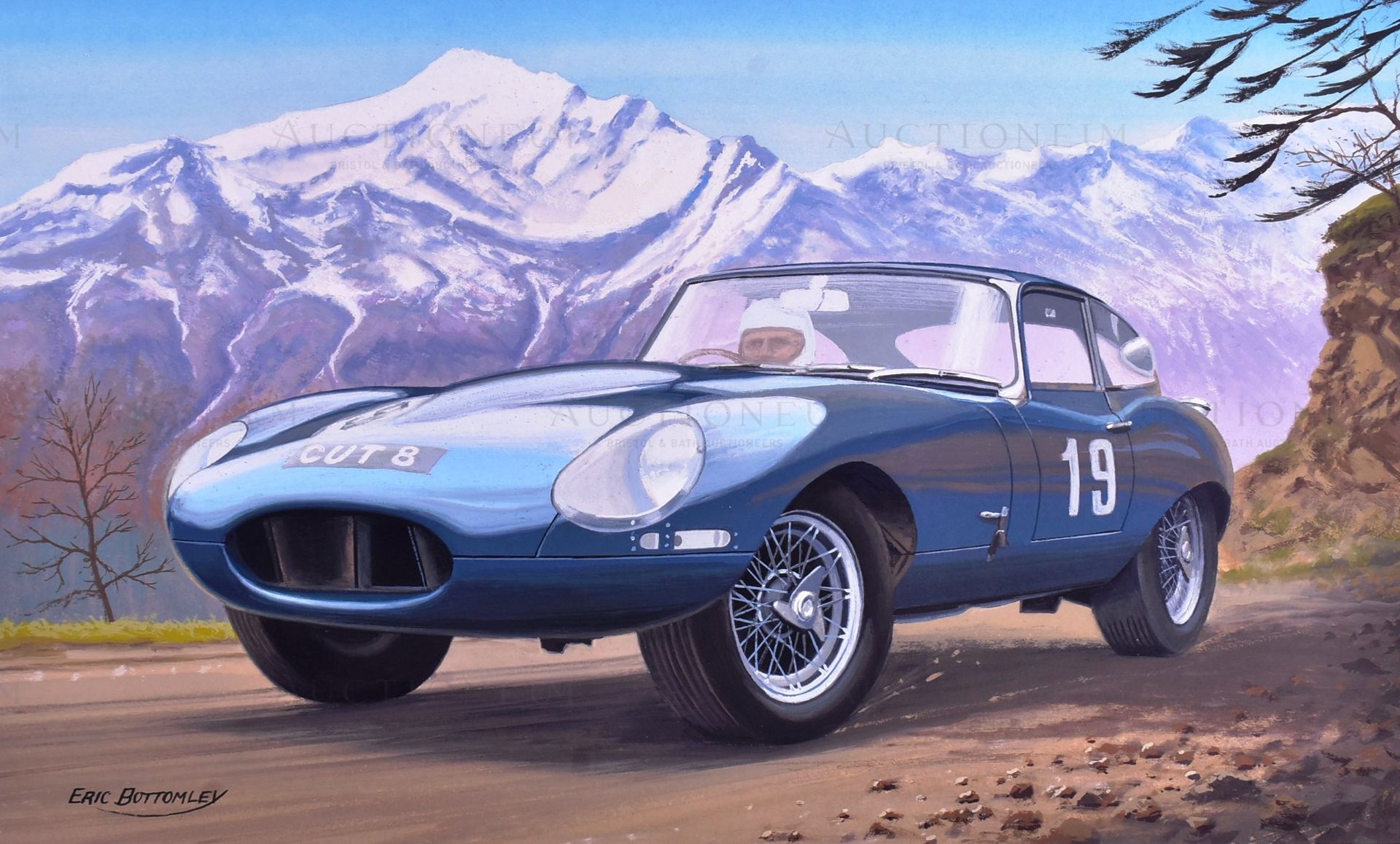 ERIC BOTTOMLEY G.R.A - CLASSIC SPORTS CARS (1996) - ORIGINAL ARTWORK