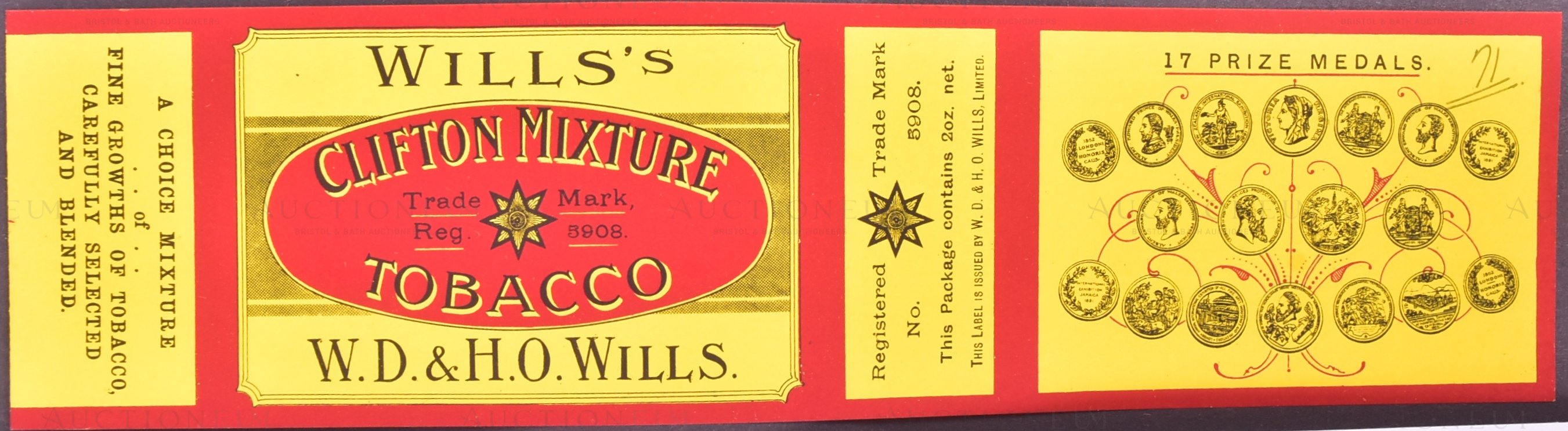 MARDON, SON & HALL - 19TH / 20TH CENTURY TOBACCO PACKET / LABEL DESIGNS - Image 4 of 7