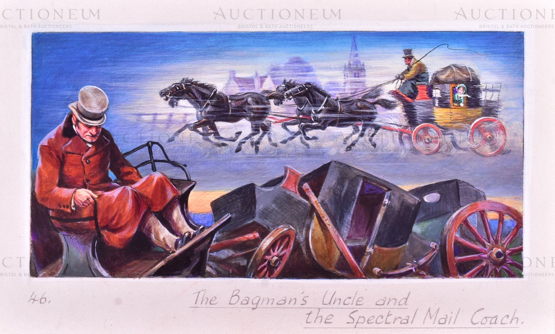 ALAN J BOWYER (1902 - 1986) - CIGARETTE CARD ORIGINAL ARTWORKS - Image 2 of 7