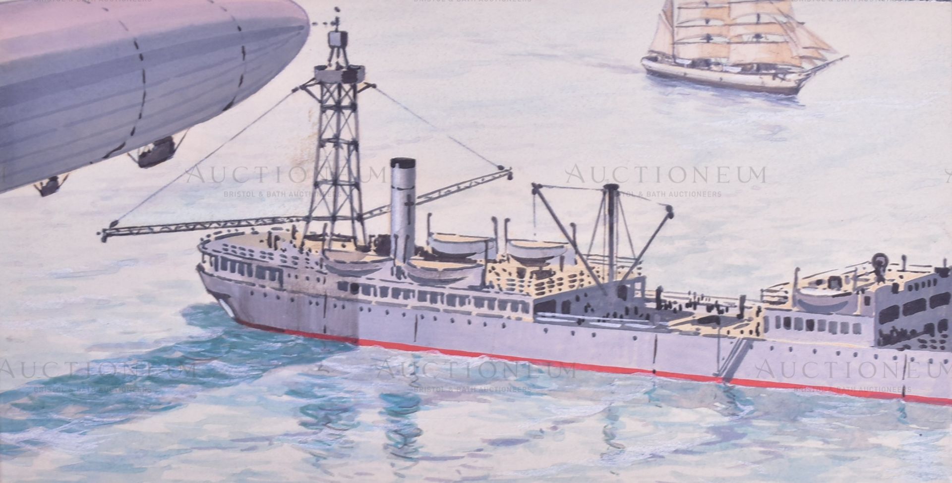 SHIPS, BOATS AND LINERS - ORIGINAL ARTWORKS - Image 3 of 7