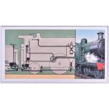 W.D. AND H.O. WILLS (1939) - RAILWAY EQUIPMENT - ORIGINAL ARTWORK