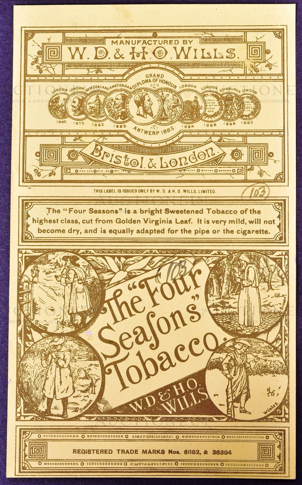 MARDON, SON & HALL - EARLY 20TH CENTURY CIGARETTE PACKET DESIGNS - Image 2 of 7
