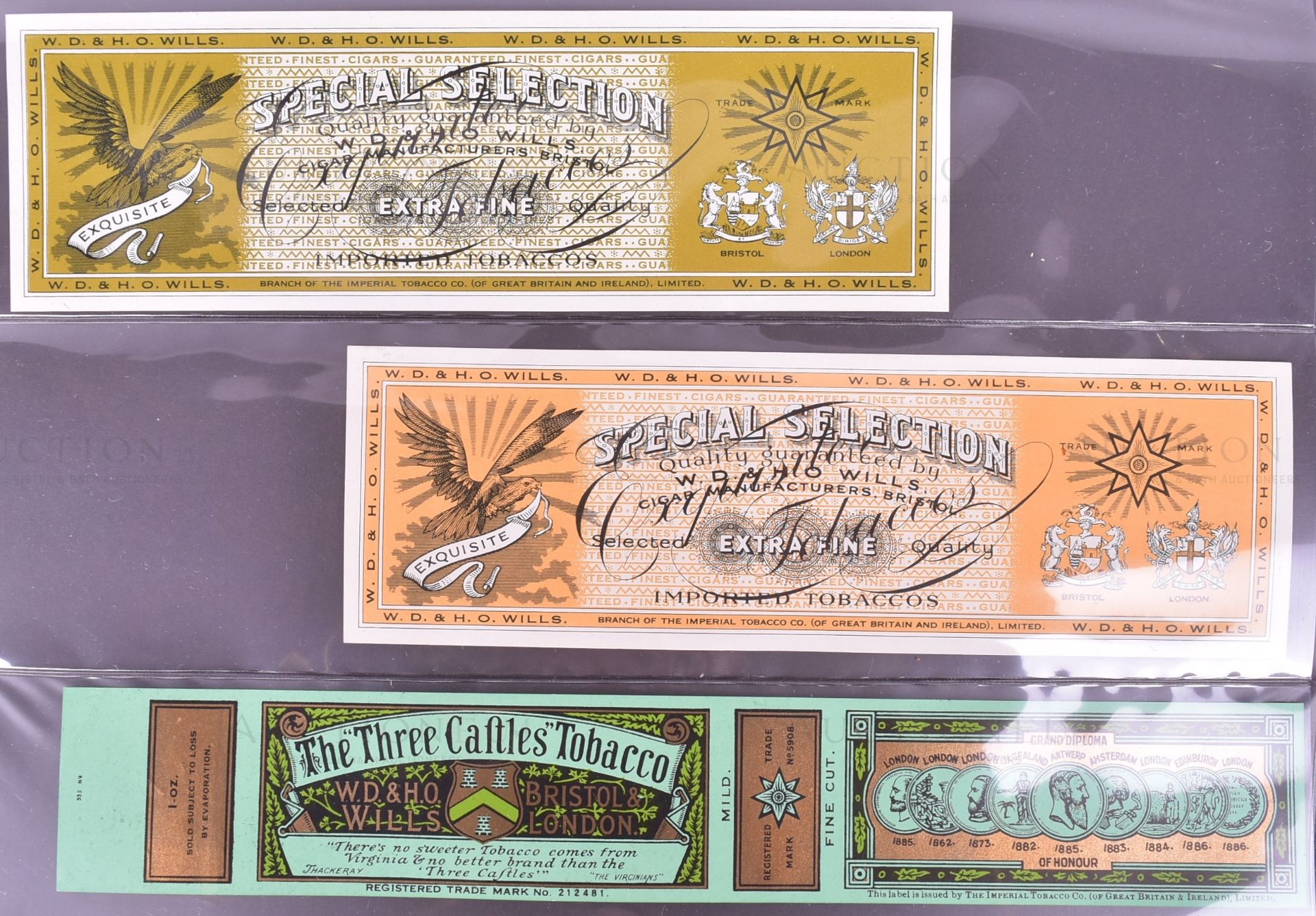 MARDON, SON & HALL - EARLY 20TH CENTURY CIGARETTE PACKET / LABEL DESIGNS - Bild 2 aus 6