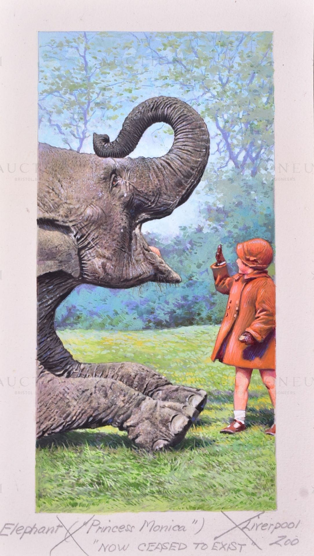 W.D. & H.O. WILLS - ZOO FRIENDS (1939) - ORIGINAL ARTWORK - Image 2 of 4