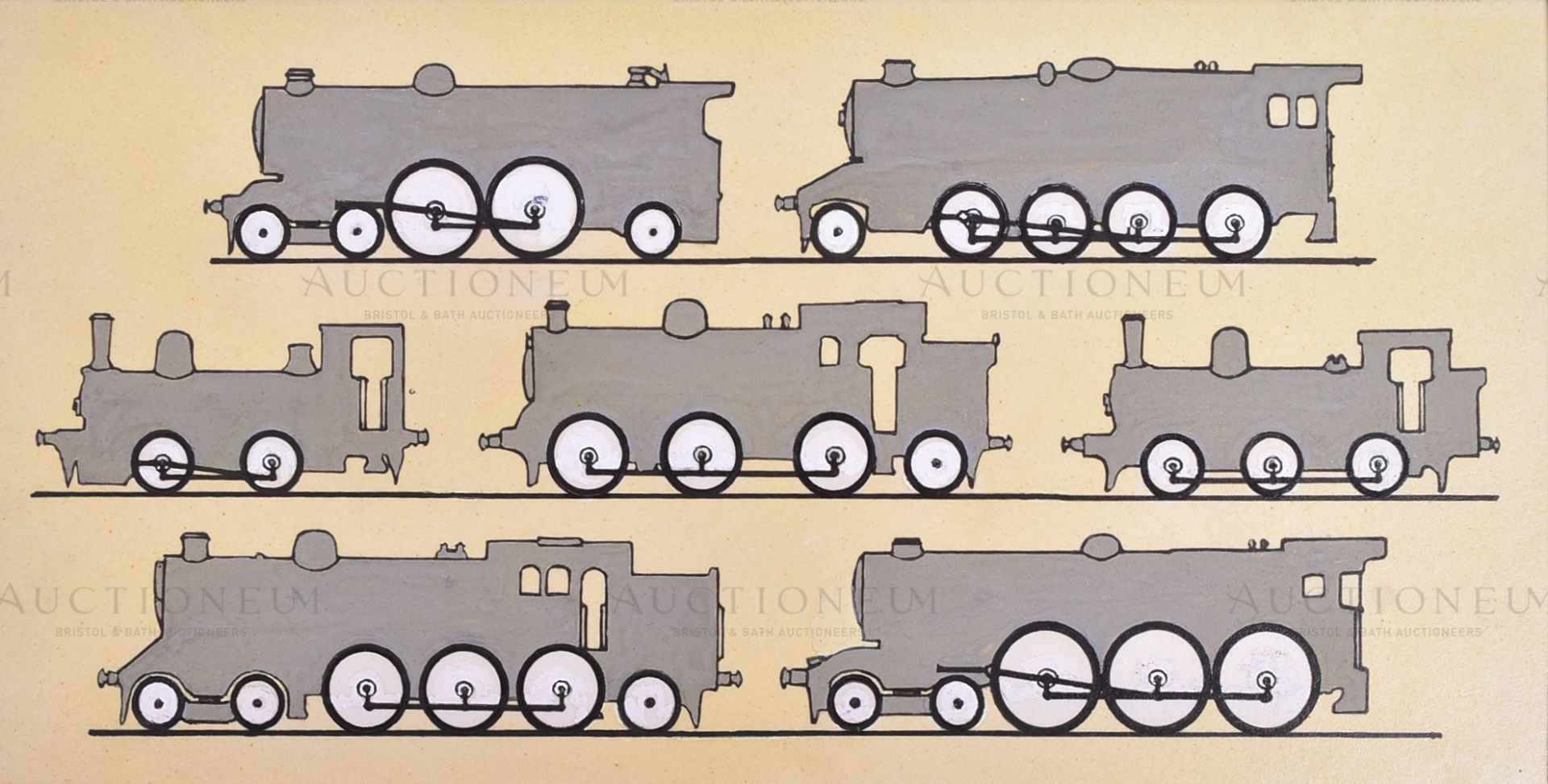 W.D. AND H.O. WILLS (1939) - RAILWAY EQUIPMENT - ORIGINAL ARTWORK - Image 5 of 5