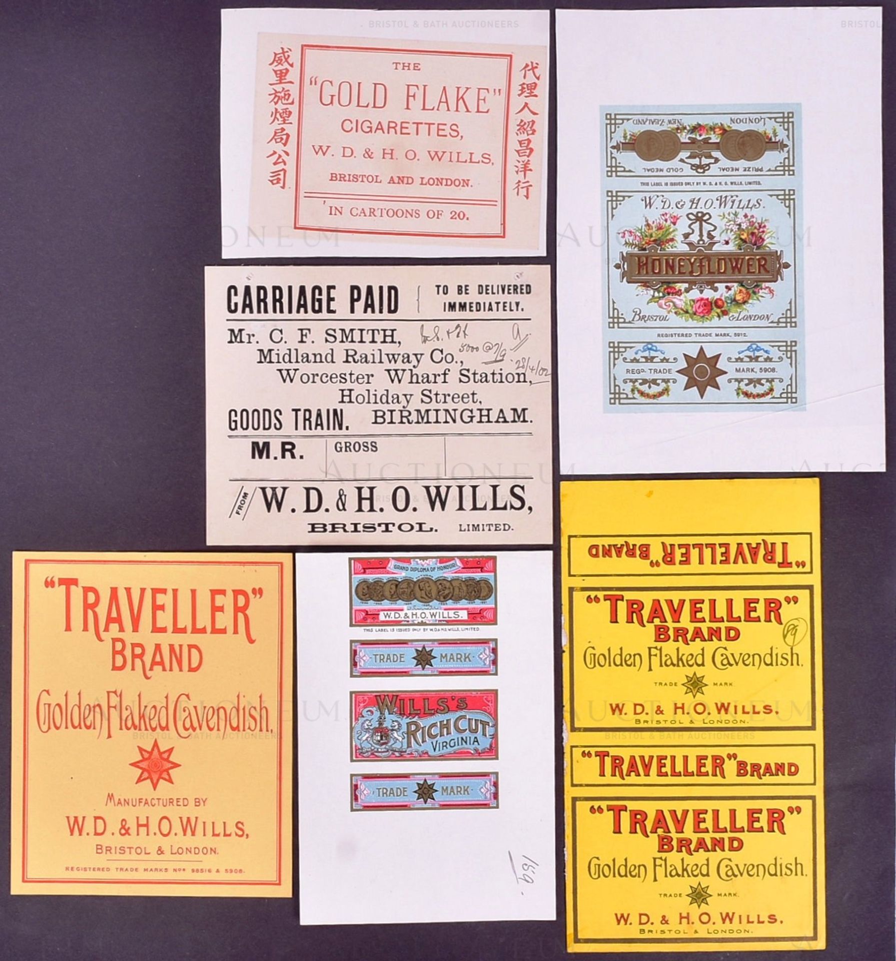 MARDON, SON & HALL - EARLY 20TH CENTURY CIGARETTE PACKET DESIGNS