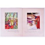 LOUIS WARD (1913 - 2005) - ASIAN PROVERBS - ORIGINAL ARTWORK