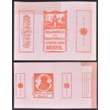 MARDON, SON & HALL - 19TH CENTURY TOBACCO PACKET DESIGNS