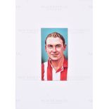 CIGARETTE / TRADE CARDS - ORIGINAL ARTWORK - FOOTBALLER