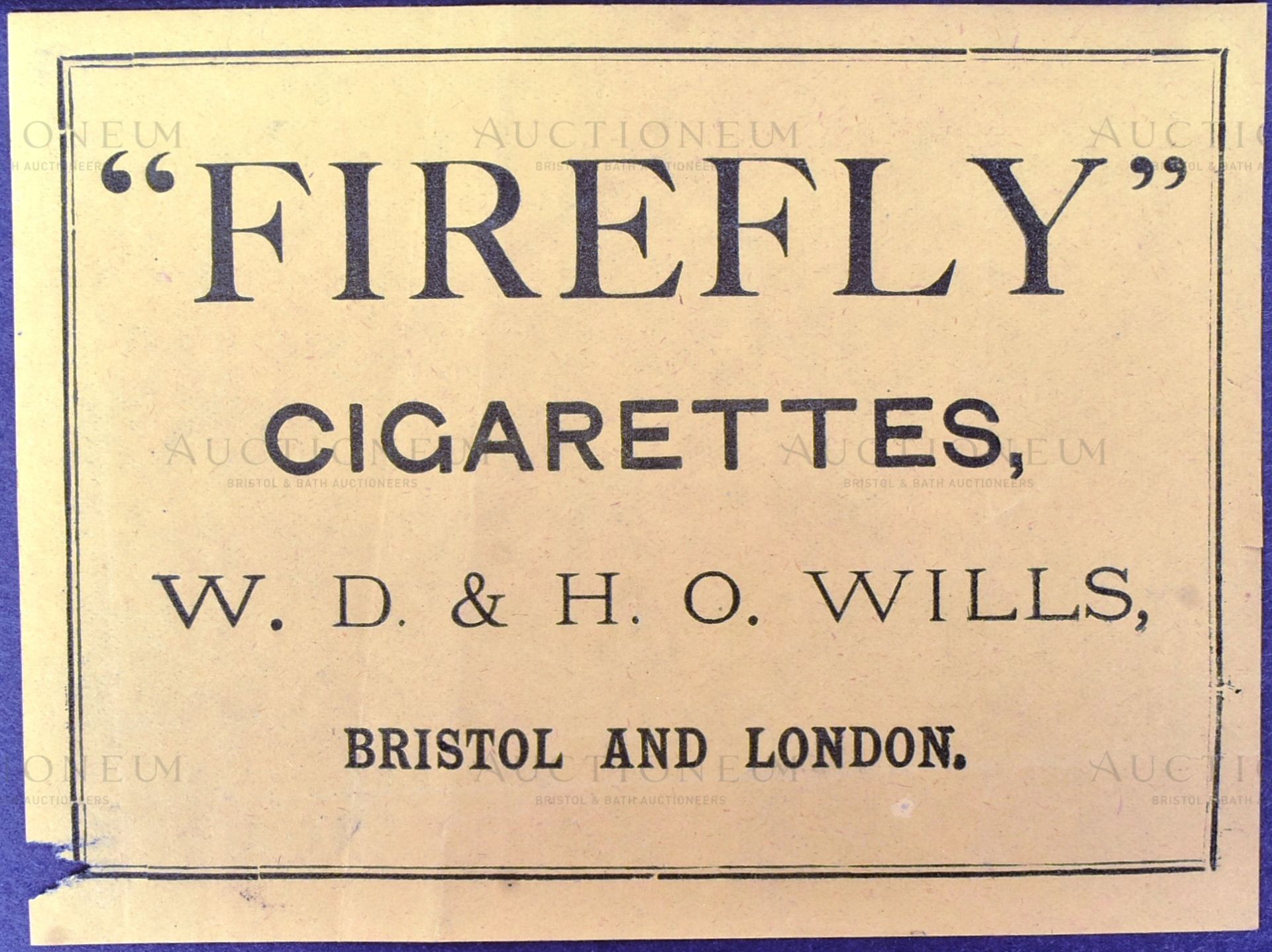 FIREFLY CIGARETTES - C1900 - ORIGINAL PACKET ARTWORK PROOFS - Image 2 of 4