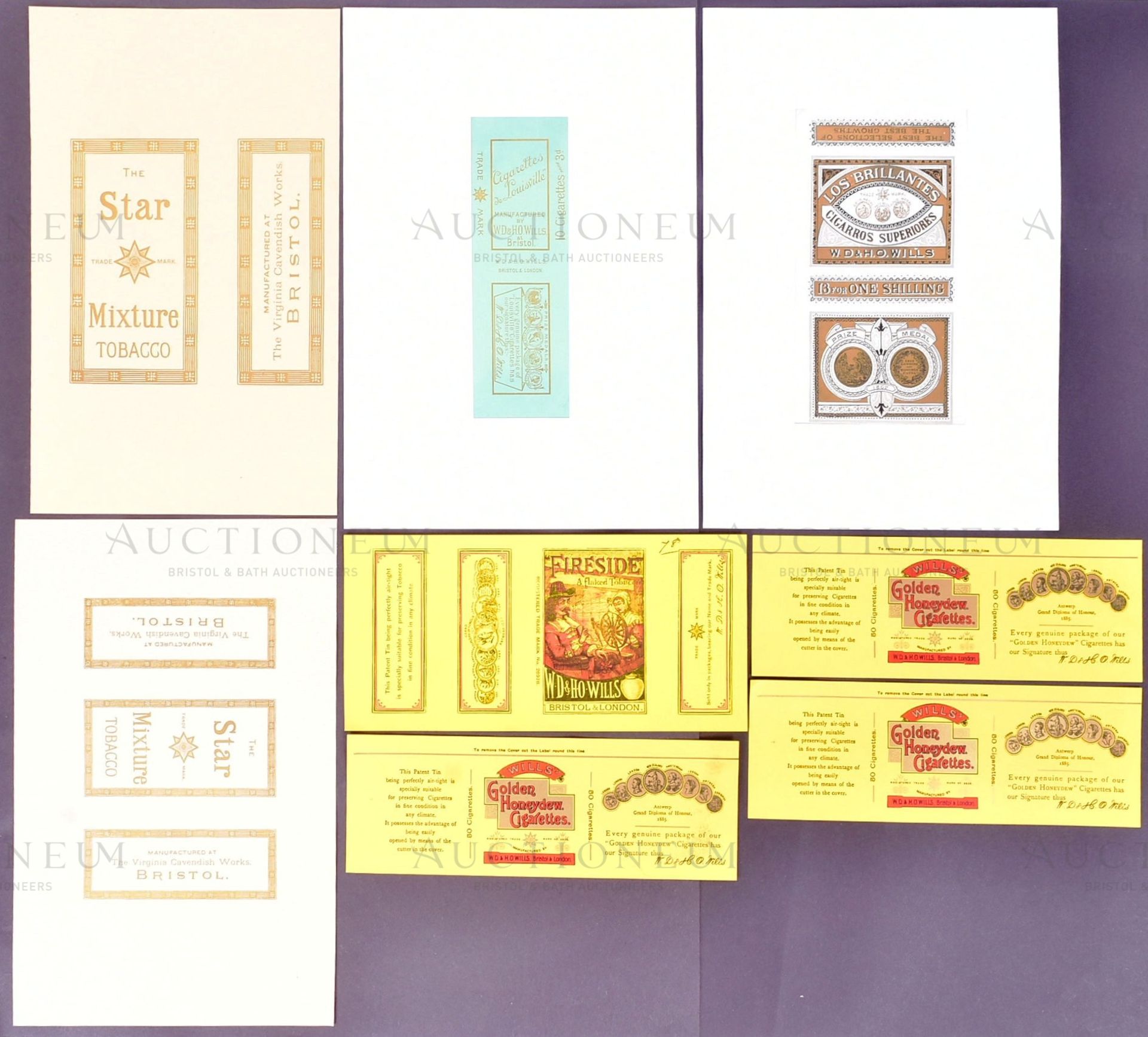 MARDON, SON & HALL - 20TH CENTURY PACKET / LABEL DESIGNS