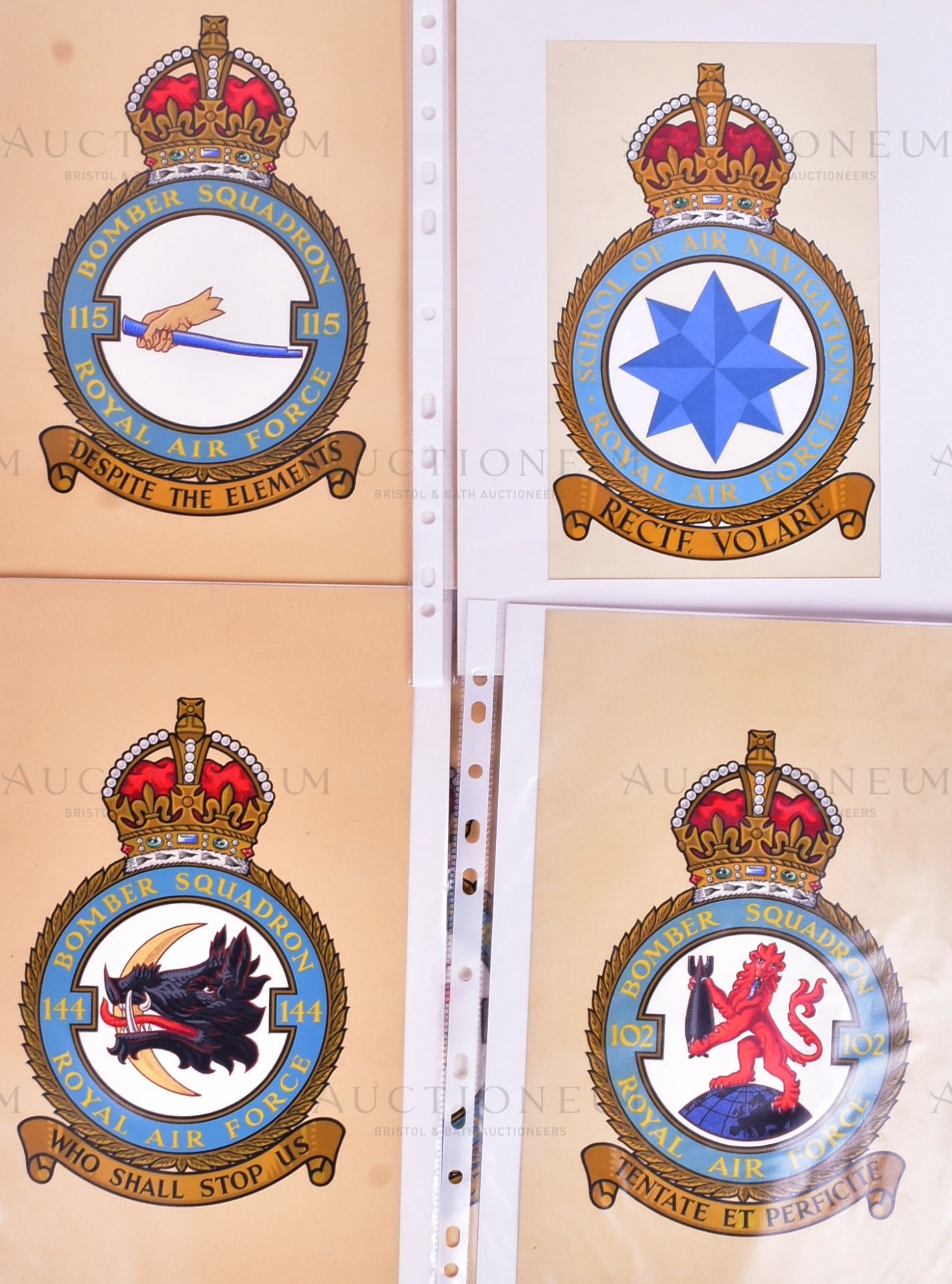 JOHN PLAYER & SONS (1937) - BADGES OF THE RAF - ORIGINAL ARTWORK - Bild 2 aus 6