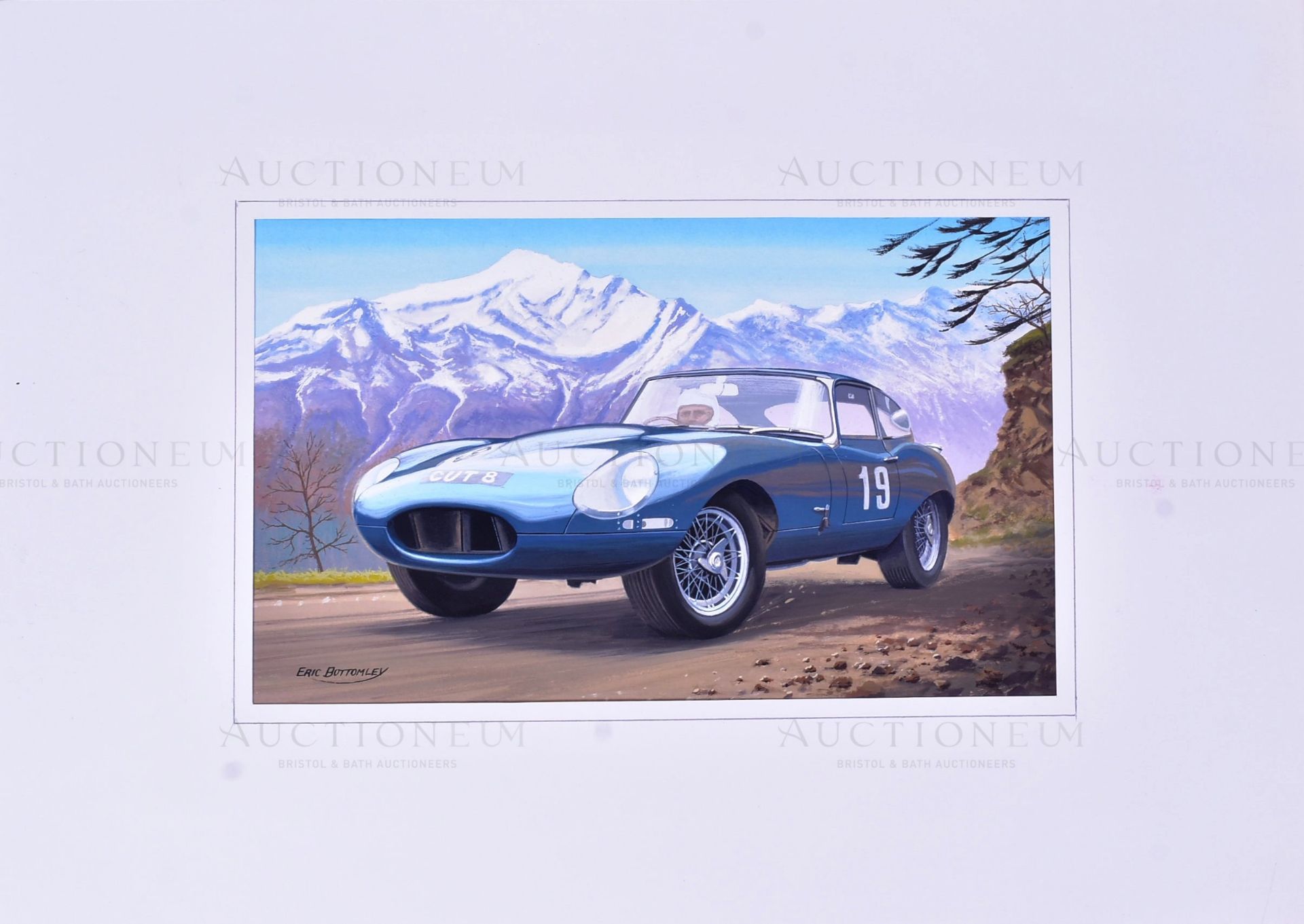 ERIC BOTTOMLEY G.R.A - CLASSIC SPORTS CARS (1996) - ORIGINAL ARTWORK - Bild 2 aus 4