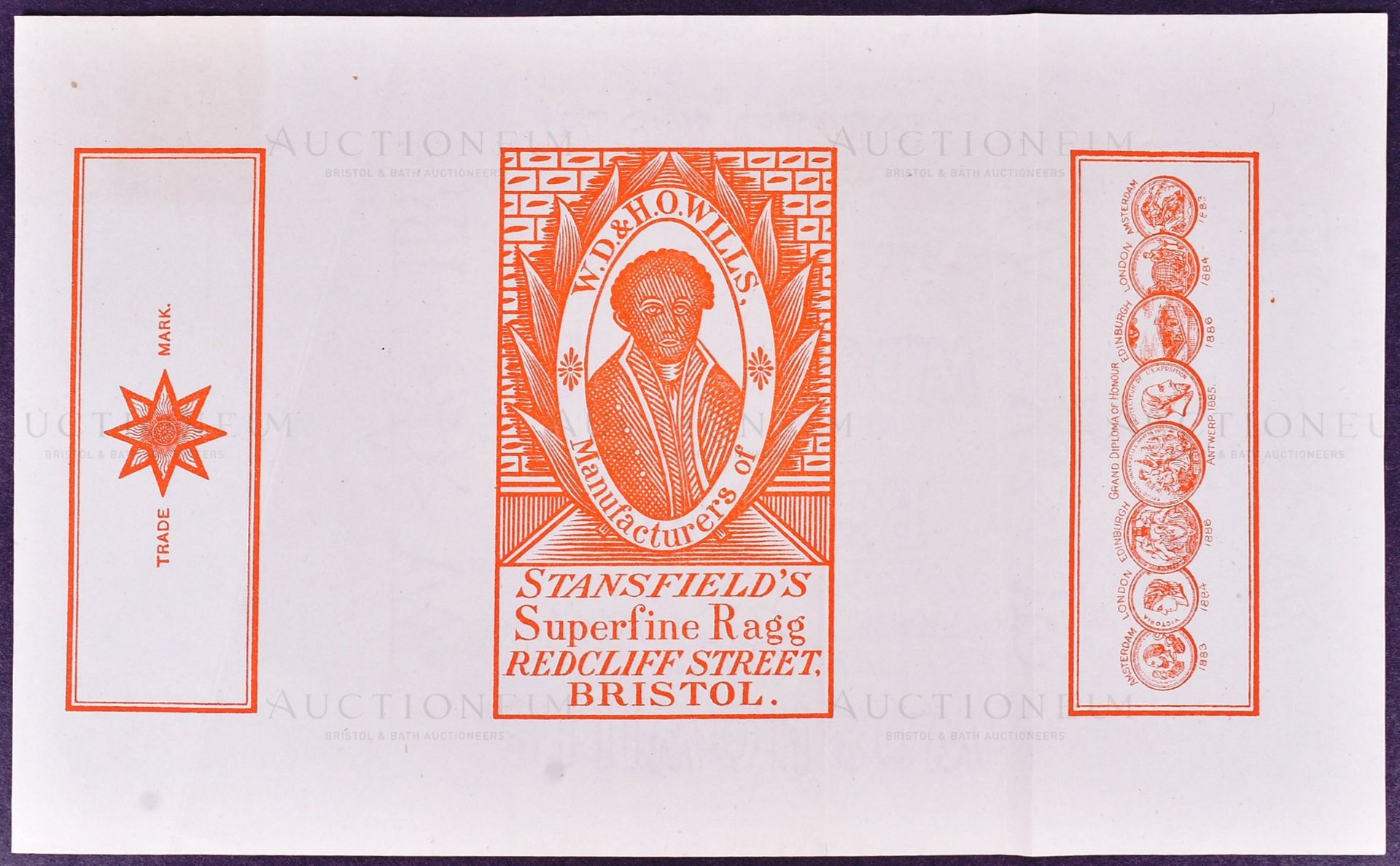 MARDON, SON & HALL - EARLY 20TH CENTURY STANSFIELD'S PACKET DESIGN