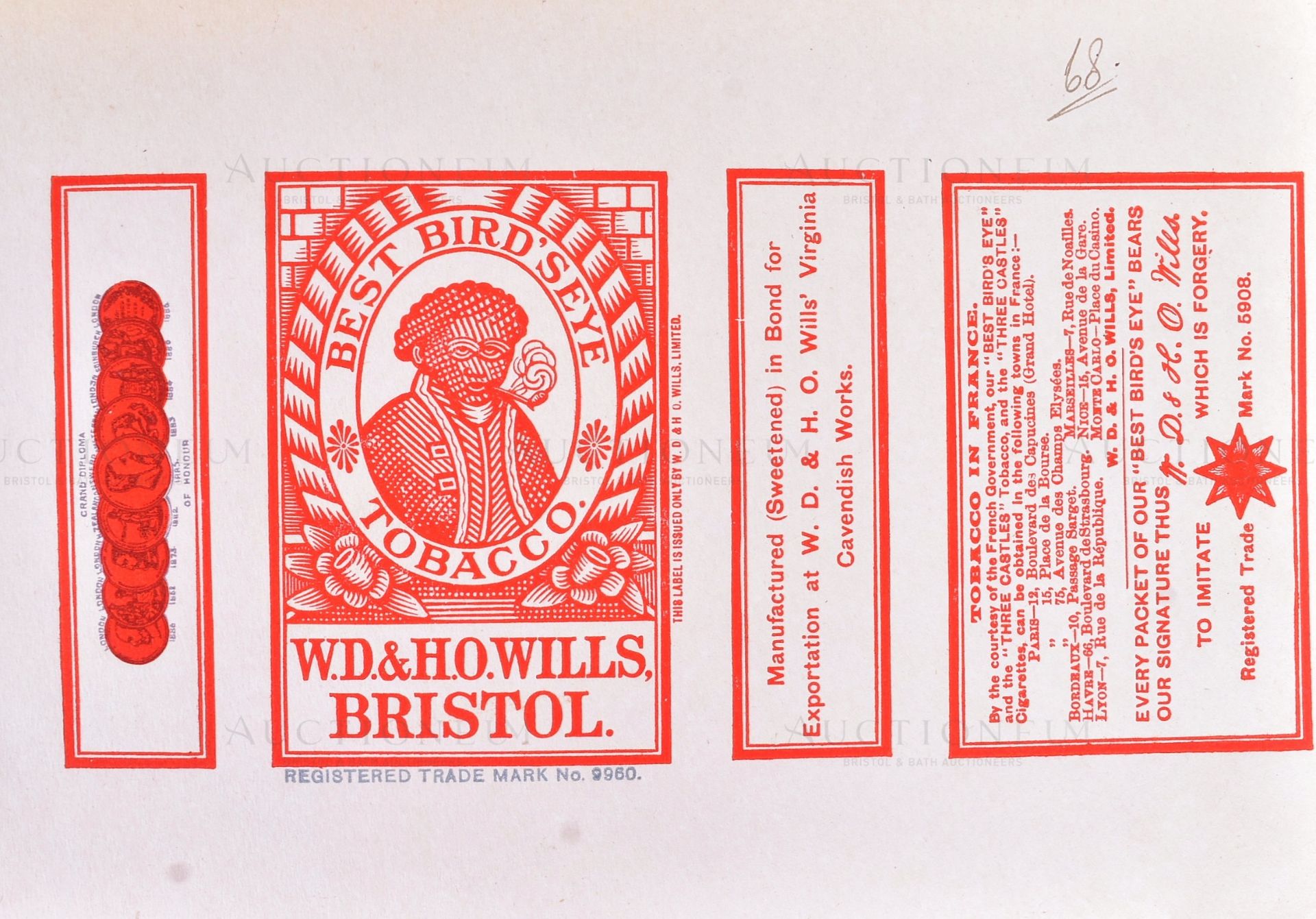 MARDON, SON & HALL - 19TH / 20TH CENTURY CIGARETTE PACKET / LABEL DESIGNS - Image 5 of 6