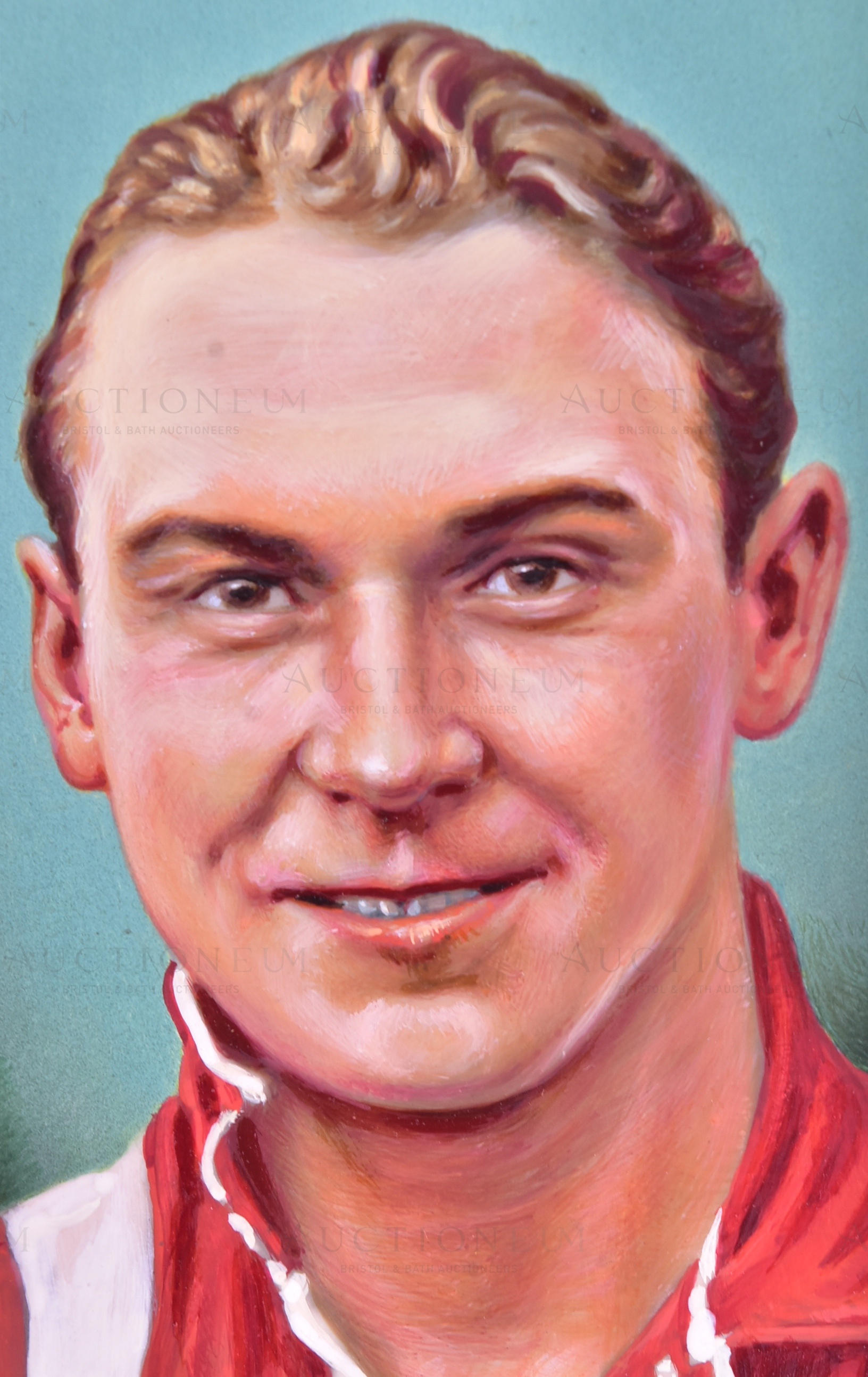 CIGARETTE / TRADE CARDS - ORIGINAL ARTWORK - FOOTBALLER - Image 3 of 3