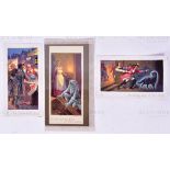 ALAN J BOWYER (1902 - 1986) - CIGARETTE CARD ORIGINAL ARTWORKS