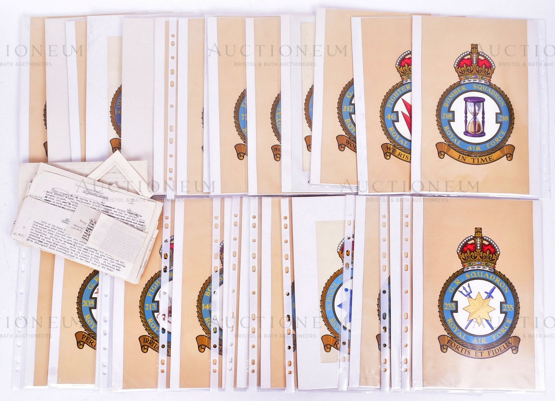 JOHN PLAYER & SONS (1937) - BADGES OF THE RAF - ORIGINAL ARTWORK