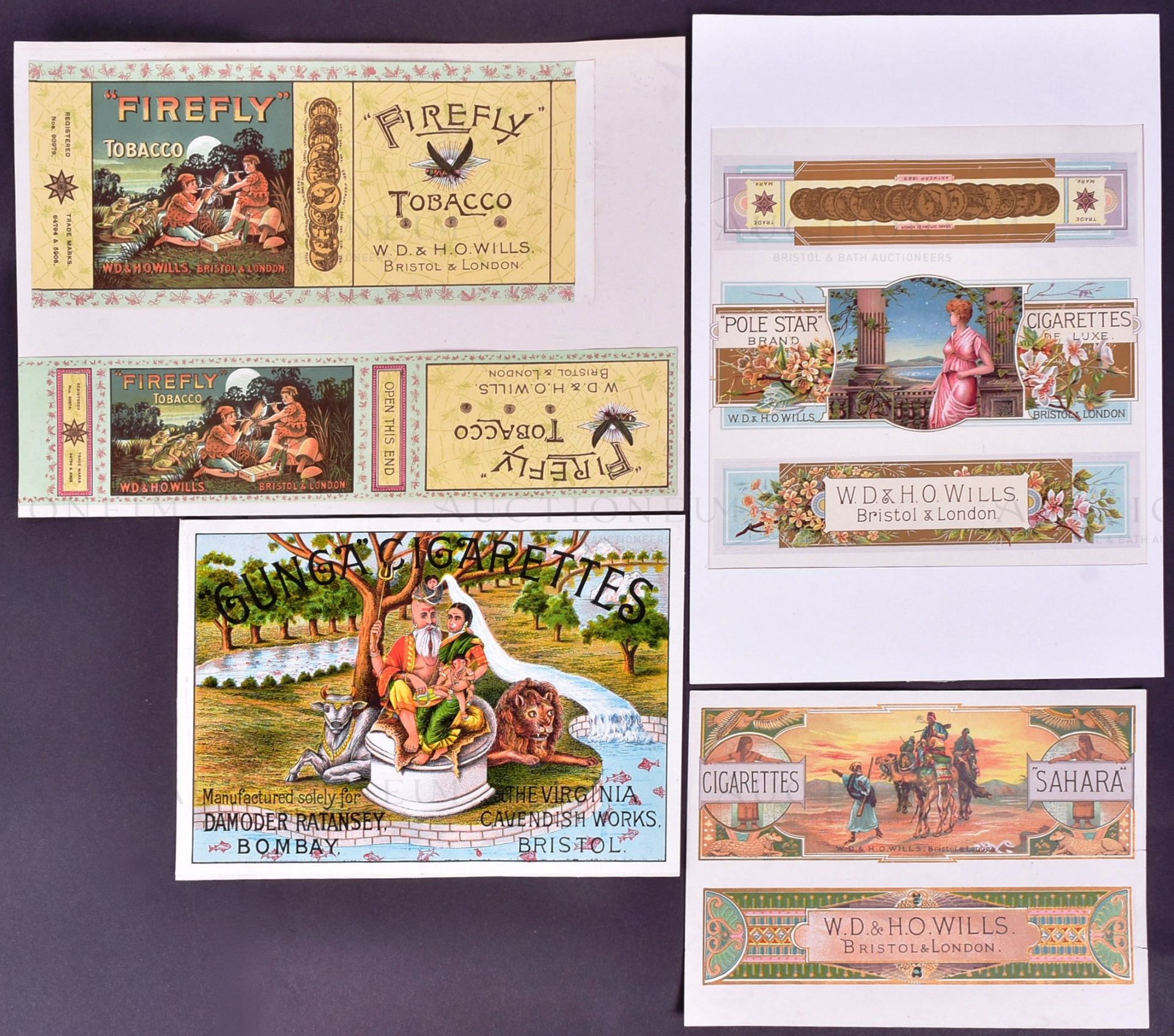 MARDON, SON & HALL - 19TH / 20TH CENTURY CIGARETTE PACKET / LABEL DESIGNS