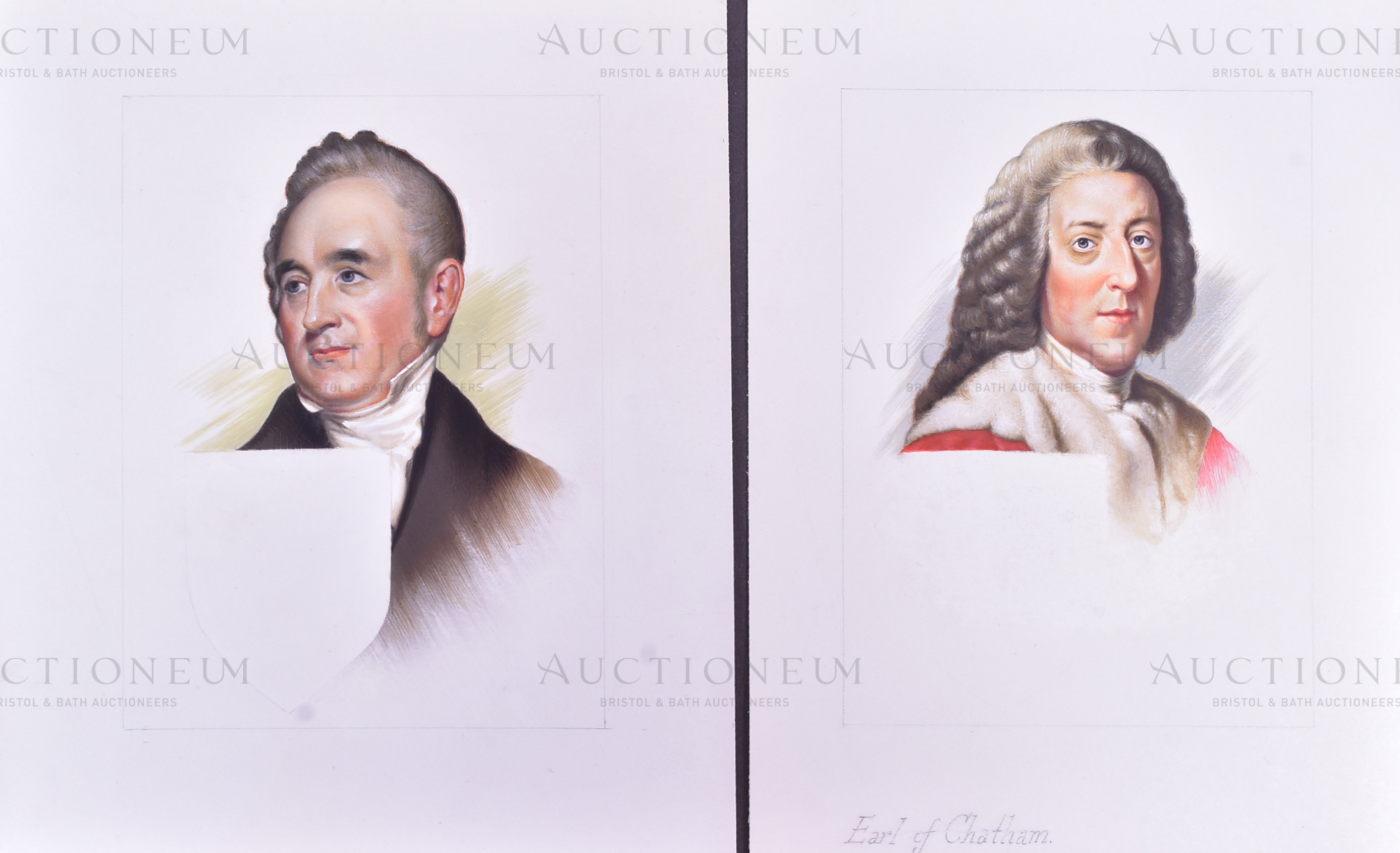 HISTORICAL PORTRAITS - ORIGINAL ARTWORKS - Image 2 of 6