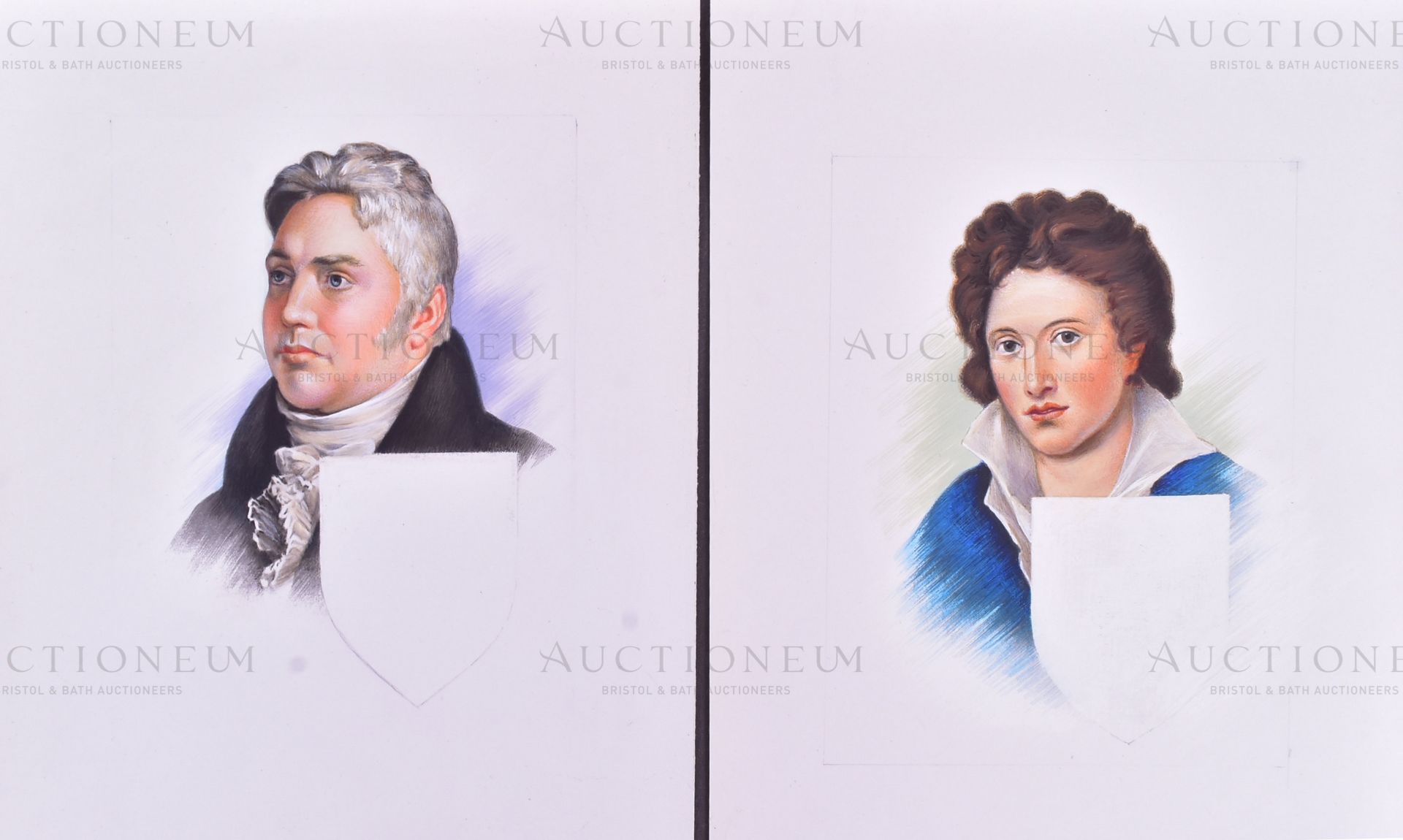 HISTORICAL PORTRAITS - ORIGINAL ARTWORKS - Image 6 of 6