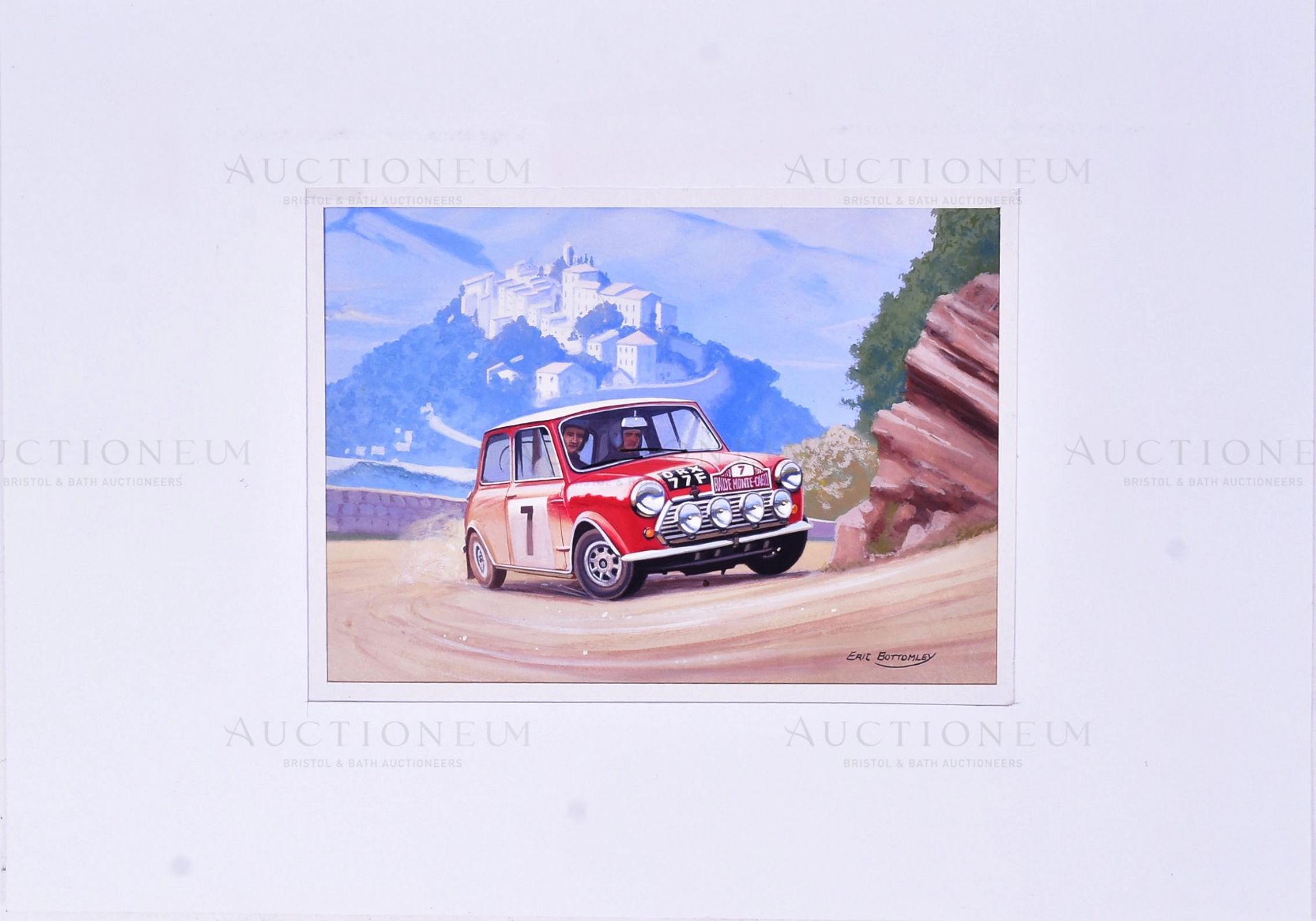 ERIC BOTTOMLEY G.R.A - BRITAIN'S MOTORING HISTORY (1991) - ORIGINAL ARTWORK - Bild 2 aus 4