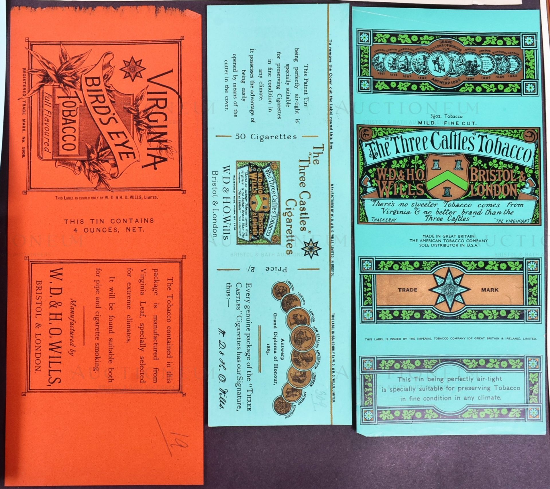 MARDON, SON & HALL - 19TH / 20TH CENTURY CIGARETTE PACKET / LABEL DESIGNS - Image 3 of 6