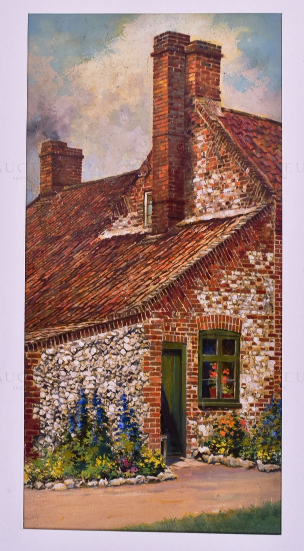 PLAYER'S - COTTAGE ARCHITECTURE (1946) - ORIGINAL ARTWORK - Bild 3 aus 5