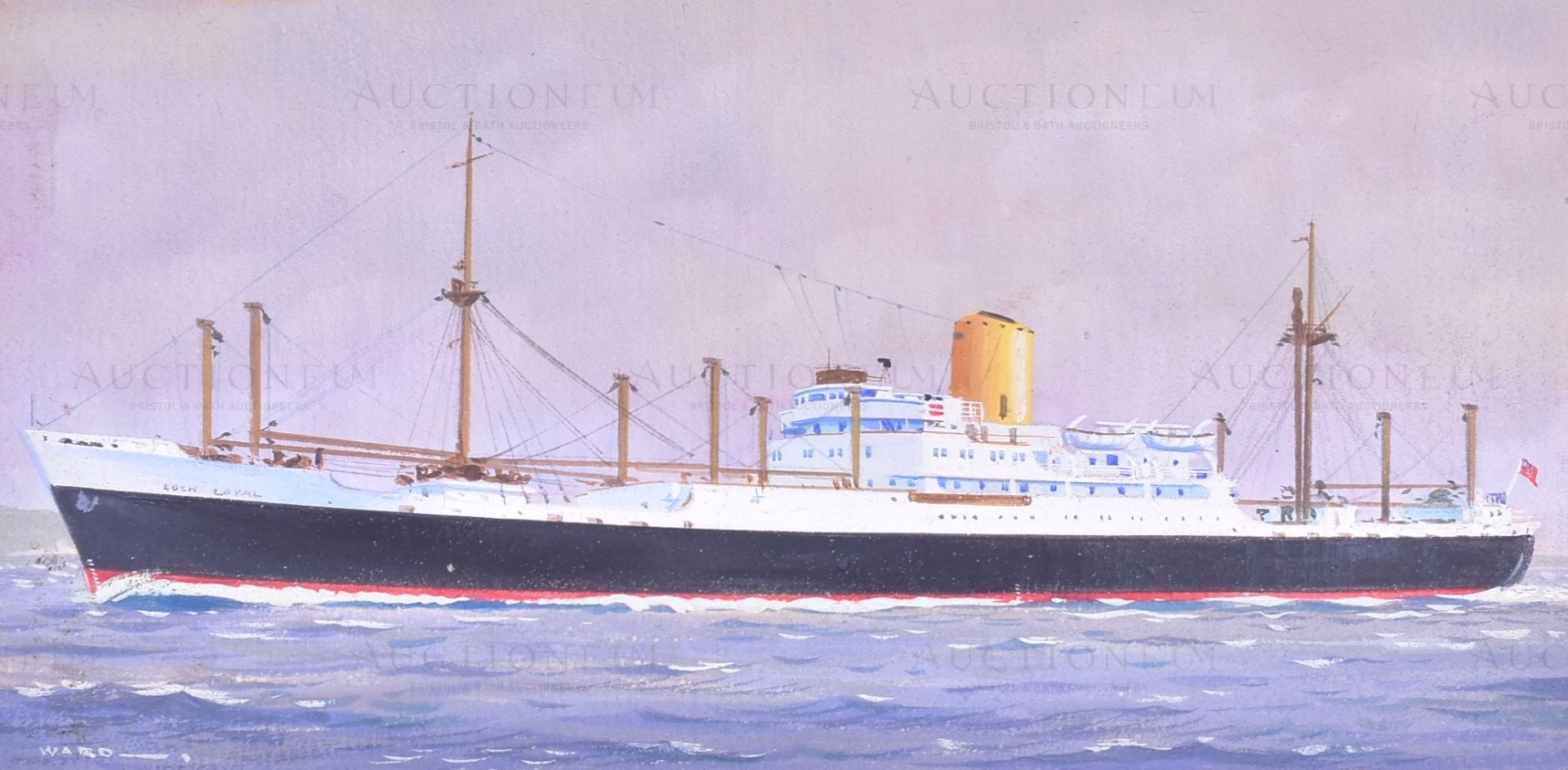 RICHARD WARD - PLAYER'S (1960) - SHIPPING - ORIGINAL ARTWORK - Image 4 of 6