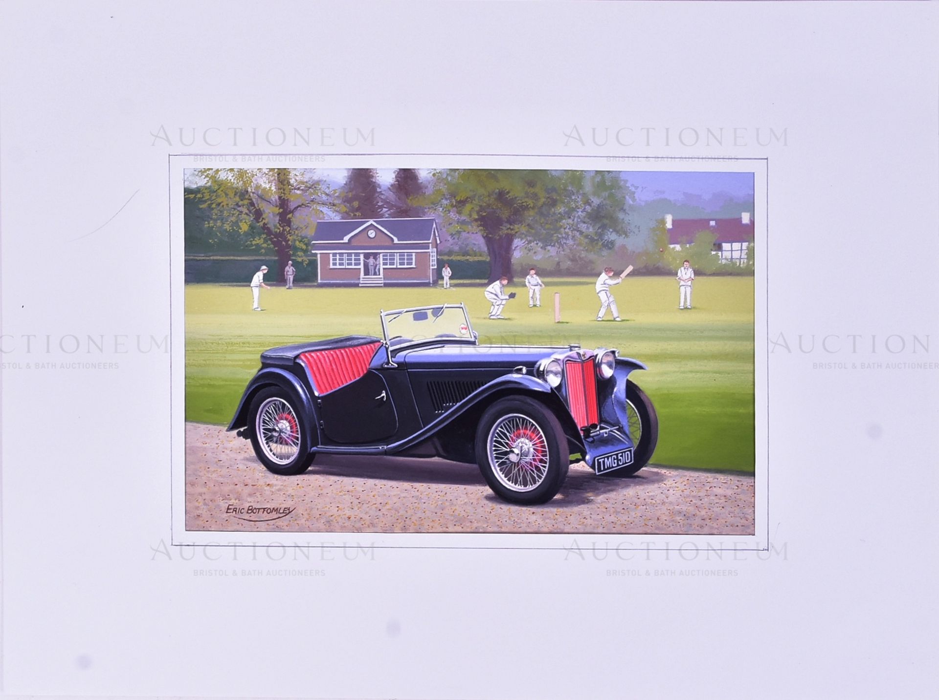 ERIC BOTTOMLEY G.R.A - CLASSIC SPORTS CARS (1996) - ORIGINAL ARTWORK - Image 2 of 4