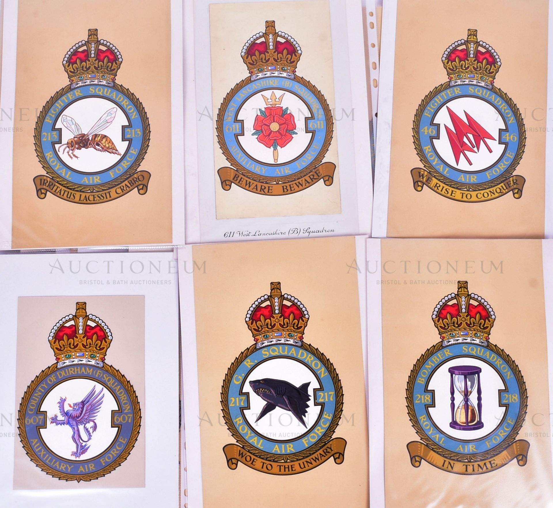 JOHN PLAYER & SONS (1937) - BADGES OF THE RAF - ORIGINAL ARTWORK - Image 3 of 6