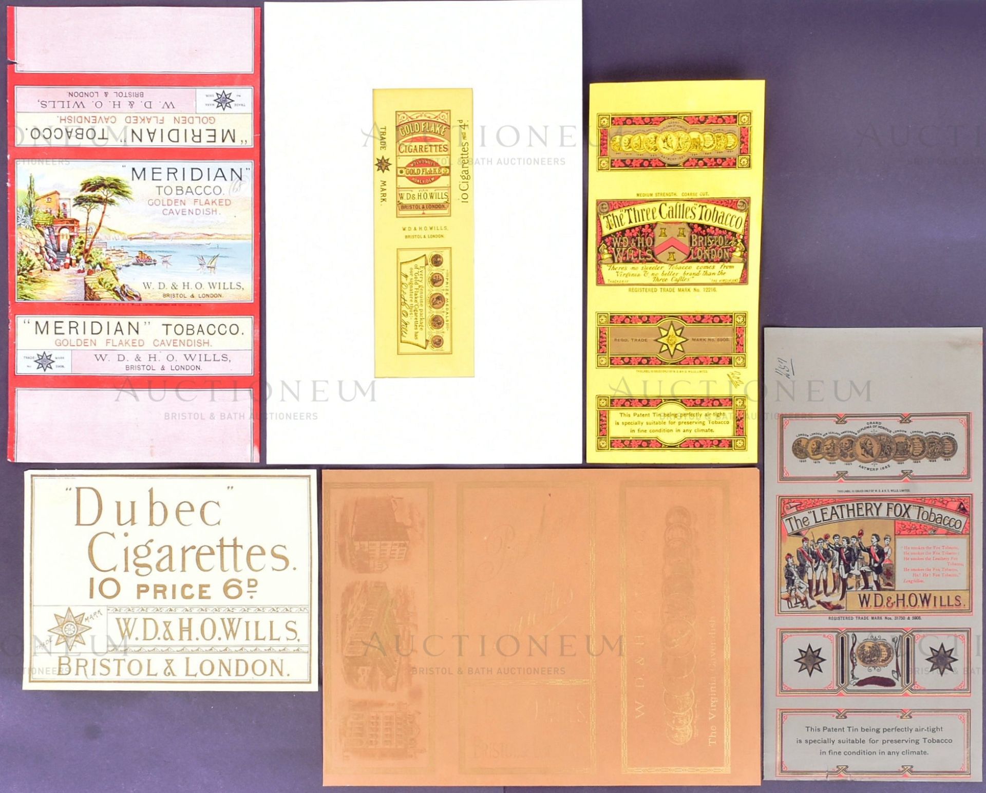 MARDON, SON & HALL - 20TH CENTURY TOBACCO PACKET / LABEL DESIGNS