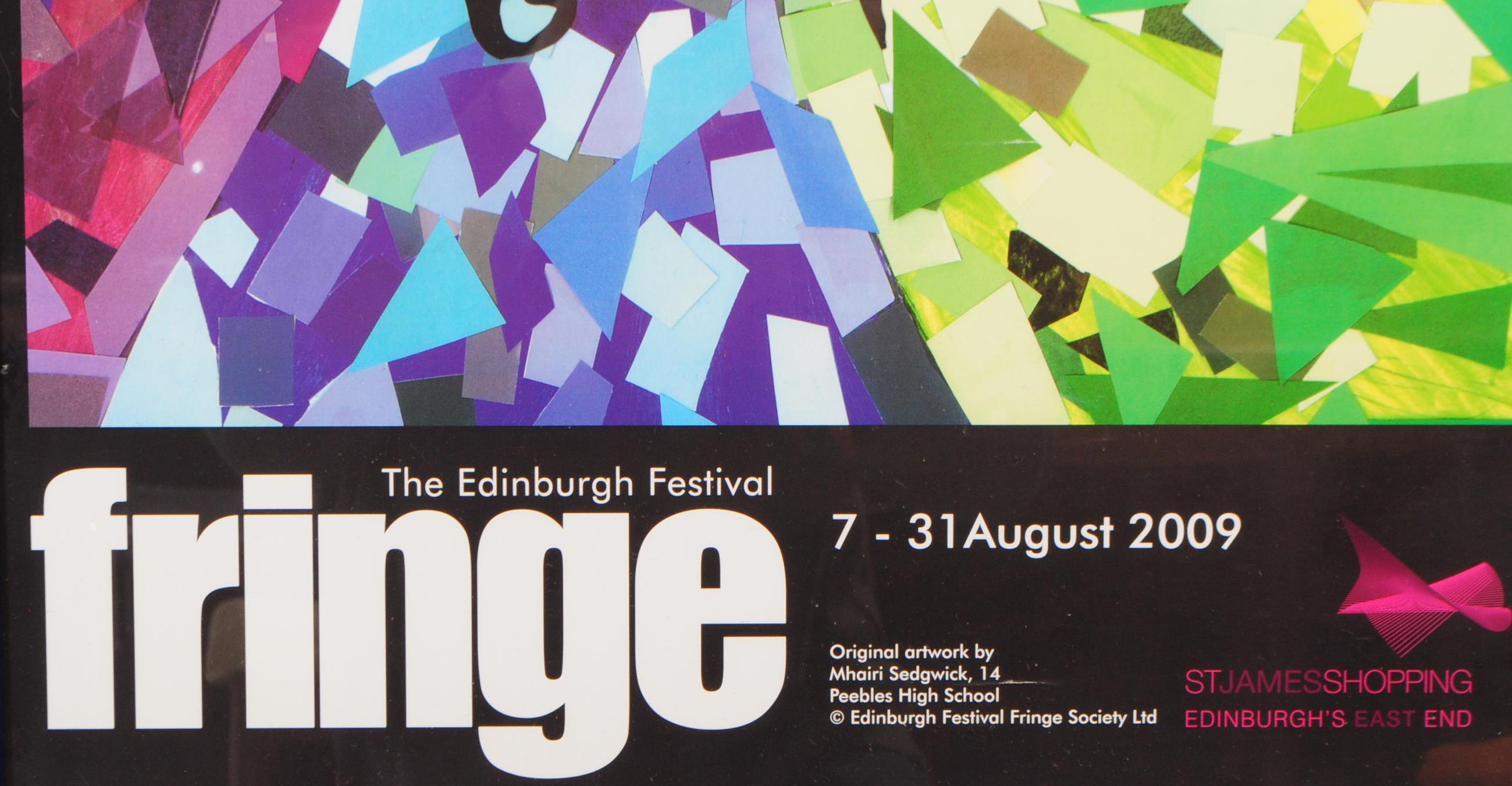 FOUR EDINBURGH FRINGE FESTIVAL POSTERS - 2006, 2007, 2008 & 2009 - Image 4 of 20