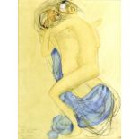 AUGUSTE RODIN LITHOGRAPH - LITHOGRAPH - TWO WOMEN EMBRACING