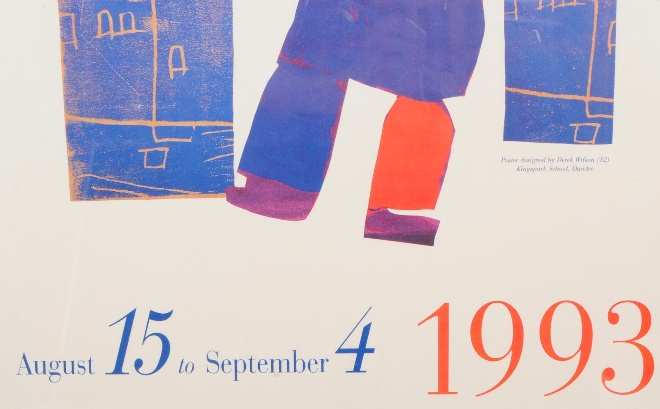 TWO EDINBURGH FRINGE FESTIVAL 1992 & 1993 EXHIBITION POSTERS - Image 10 of 11