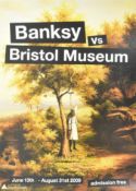 2009 BANKSY VS BRISTOL MUSEUM HANGING MAN EXHIBITION POSTER