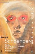 ARNOLD SCHOENBERG - REGARDS - EXHIBITION POSTER - 1995
