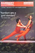 2005 SIGNED RAMBERT DANCE COMPANY BRISTOL HIPPODROME POSTER
