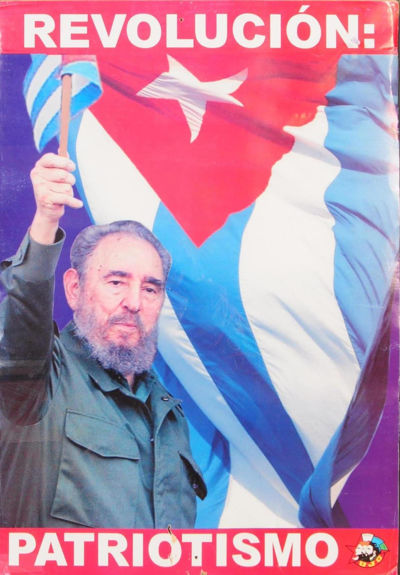 ORIGINAL CUBAN GOVERNMENT ISSUED POSTER - FIDEL CASTRO