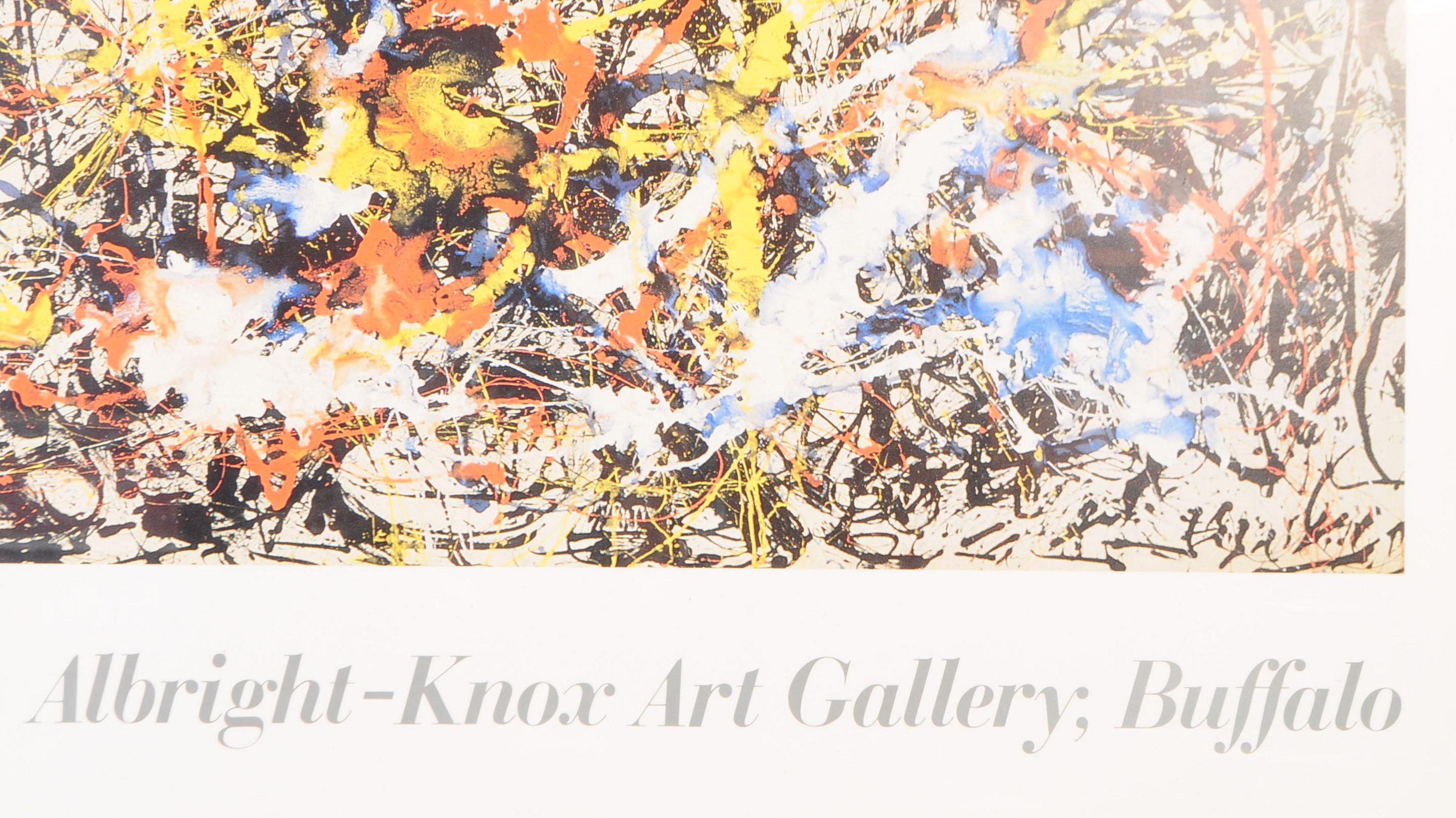 1988 JACKSON POLLOCK ALBRIGHT-KNOX GALLERY POSTER - Image 6 of 8