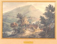 ATTRIBUTED JAMES BOURNE CUMBERLAND WATERCOLOUR PAINTING