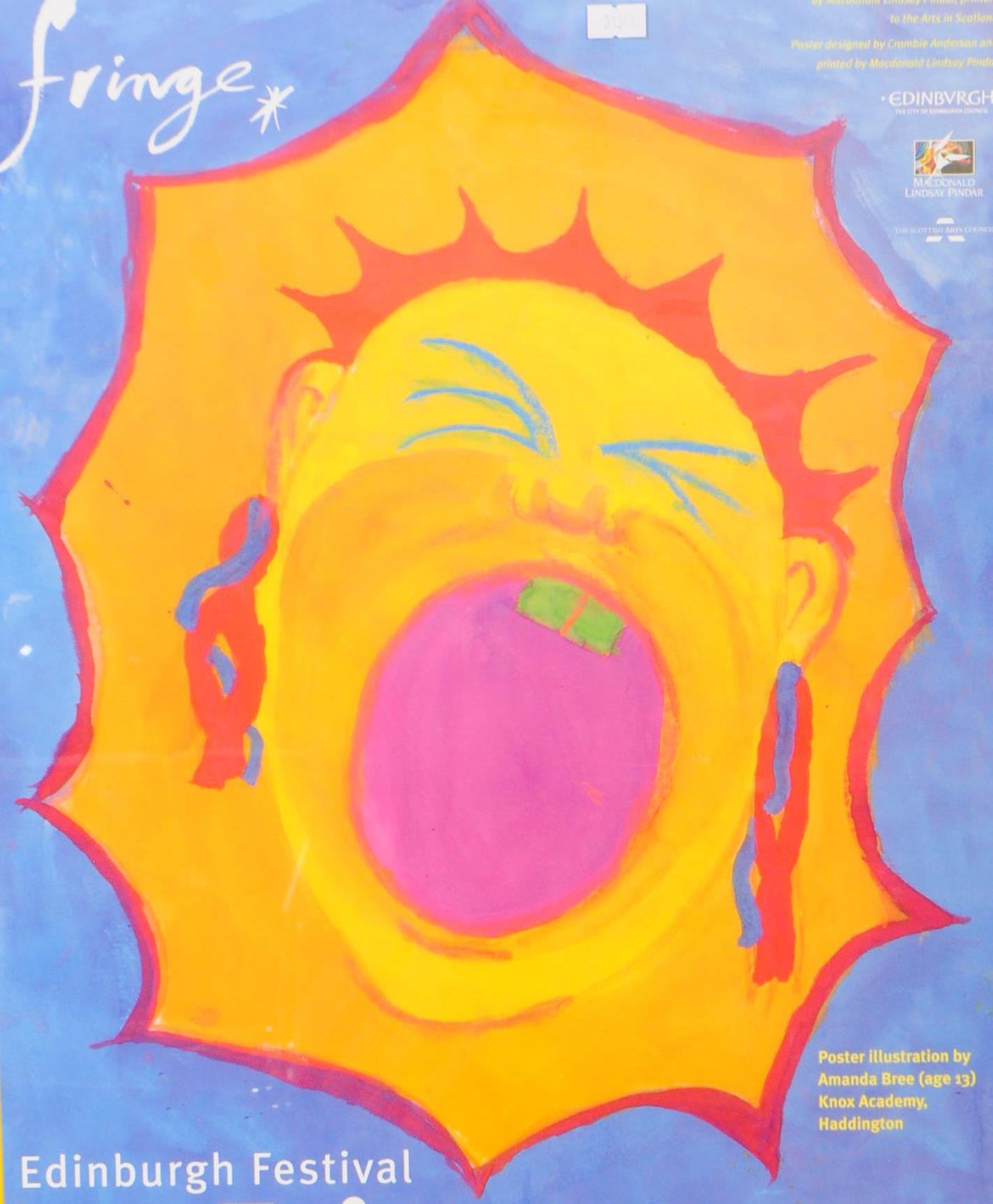 THREE EDINBURGH FRINGE FESTIVAL POSTERS - 1997, 1998, 1999 - Image 3 of 12