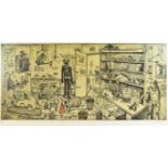 CHRIS ORR LIMITED EDITION FREAKS MUSEUM ETCHING