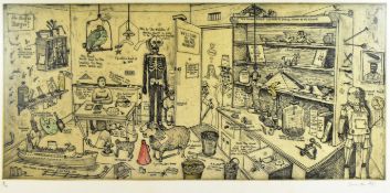 CHRIS ORR LIMITED EDITION FREAKS MUSEUM ETCHING