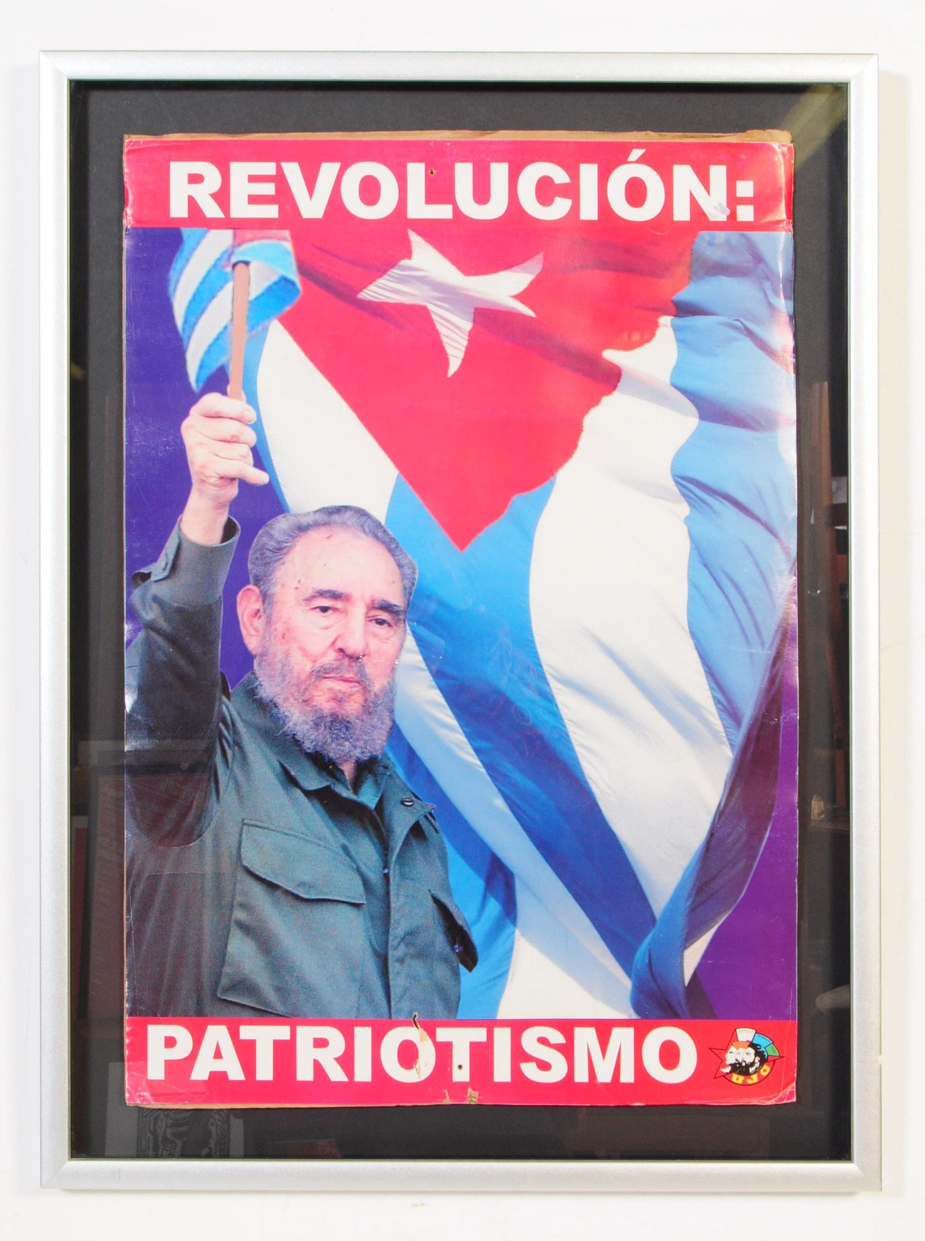 ORIGINAL CUBAN GOVERNMENT ISSUED POSTER - FIDEL CASTRO - Image 2 of 6