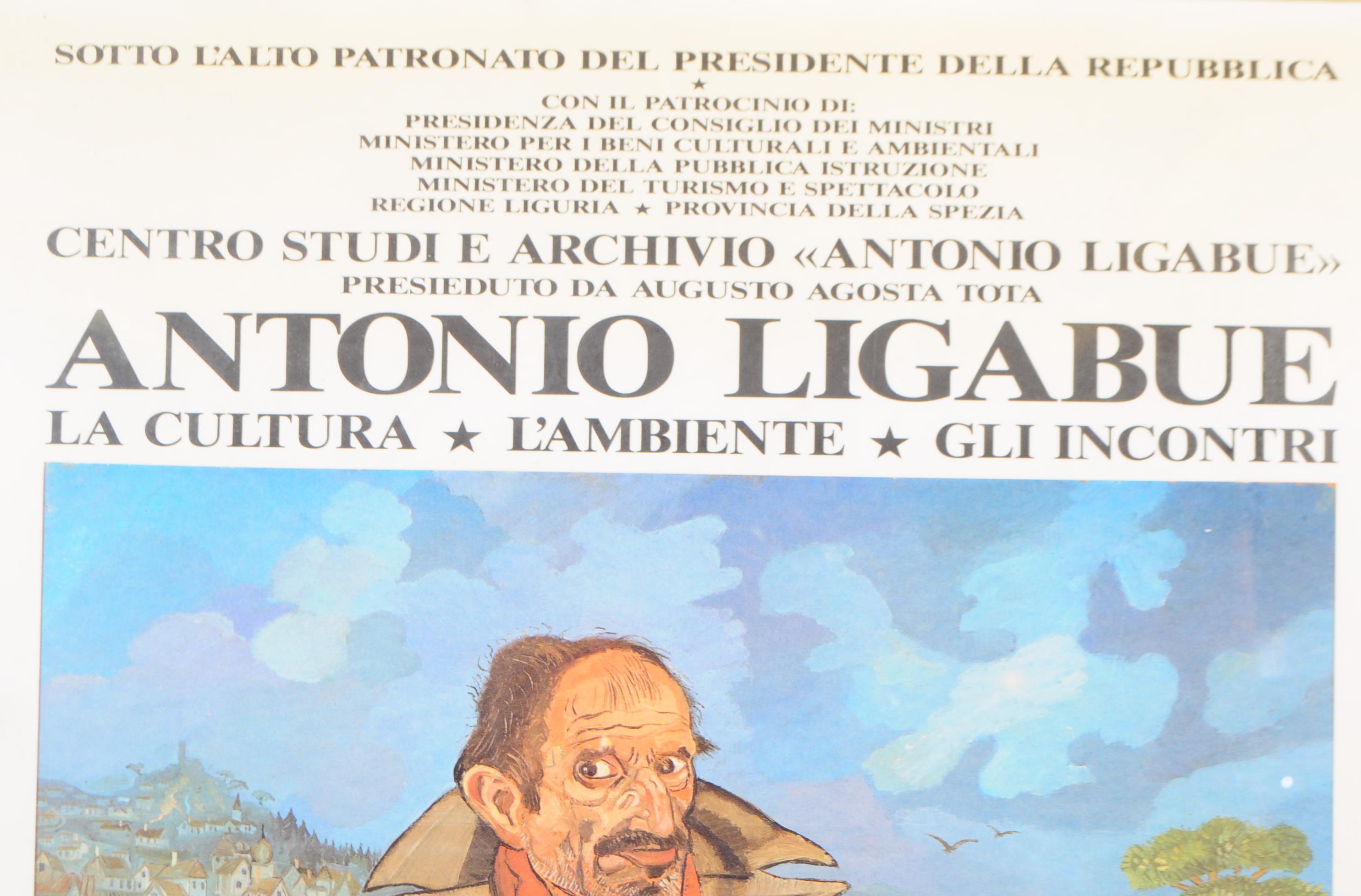 ANTONIO LIGABUE 1985 EXHIBITION POSTER - Image 3 of 8