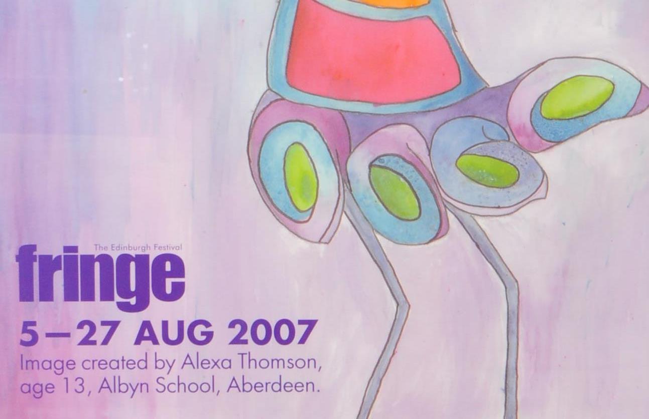 FOUR EDINBURGH FRINGE FESTIVAL POSTERS - 2006, 2007, 2008 & 2009 - Image 7 of 20