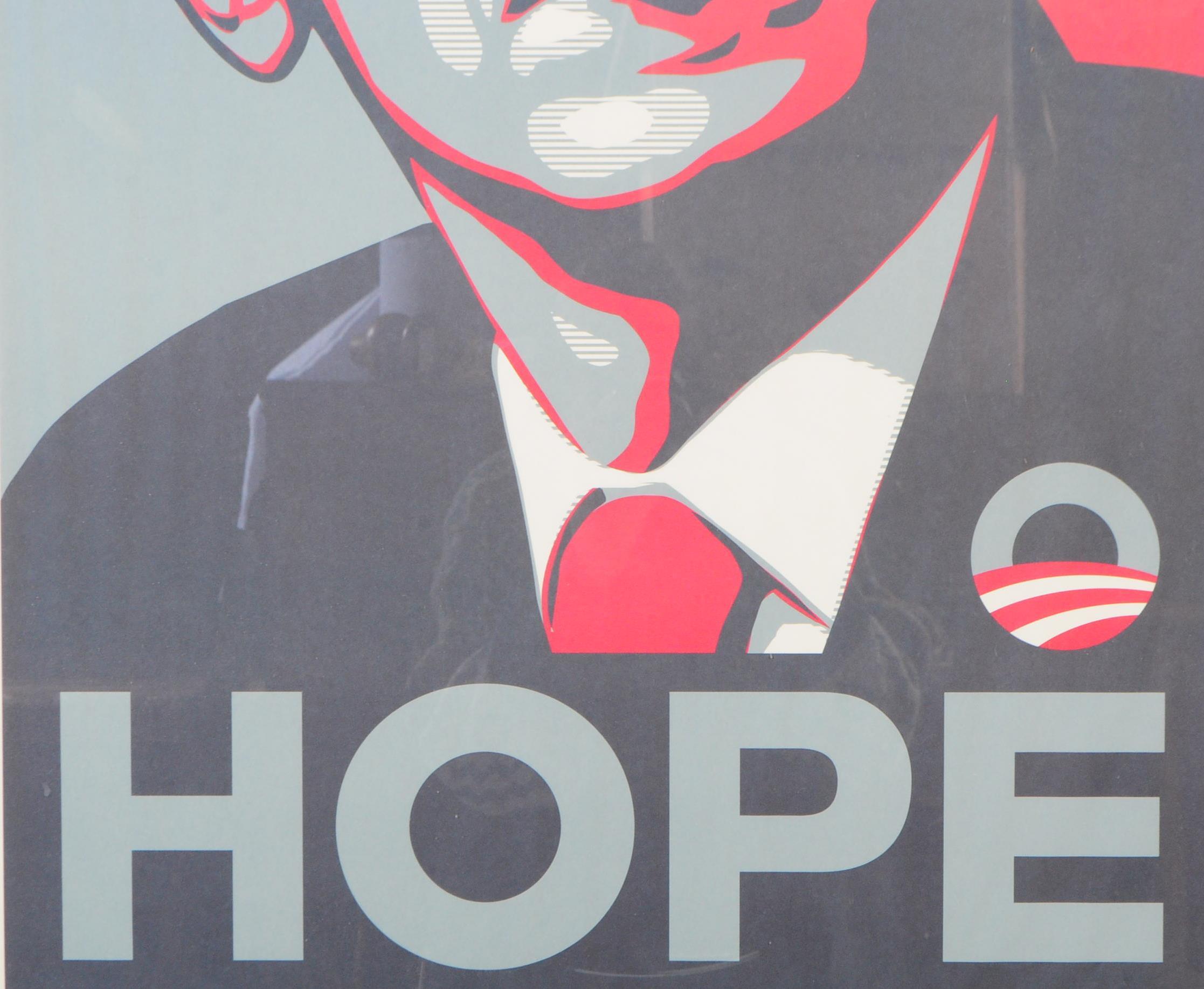 ORIGINAL SHEPARD FAIREY OBAMA HOPE CAMPAIGN POSTER - Image 4 of 5