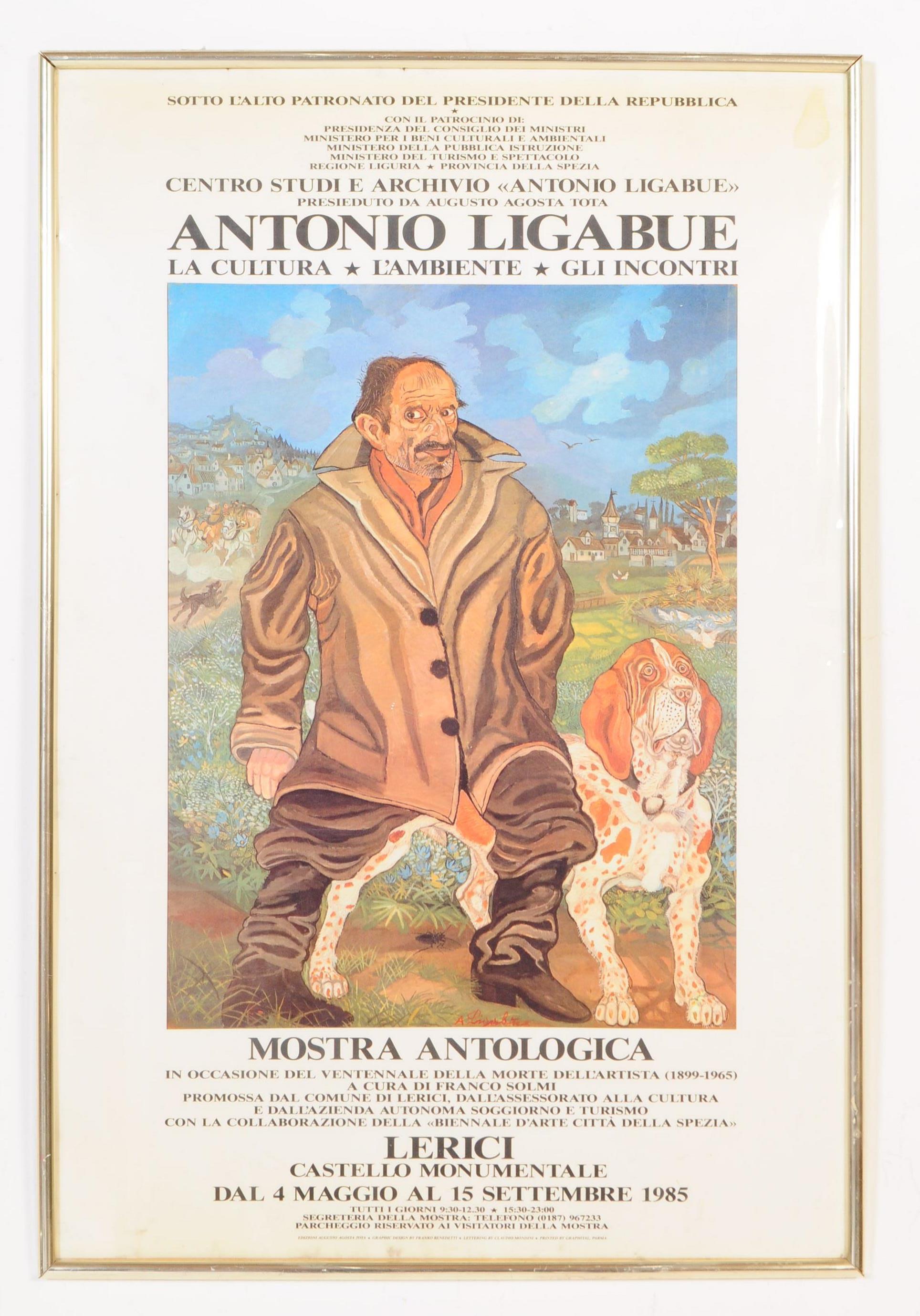 ANTONIO LIGABUE 1985 EXHIBITION POSTER - Image 2 of 8